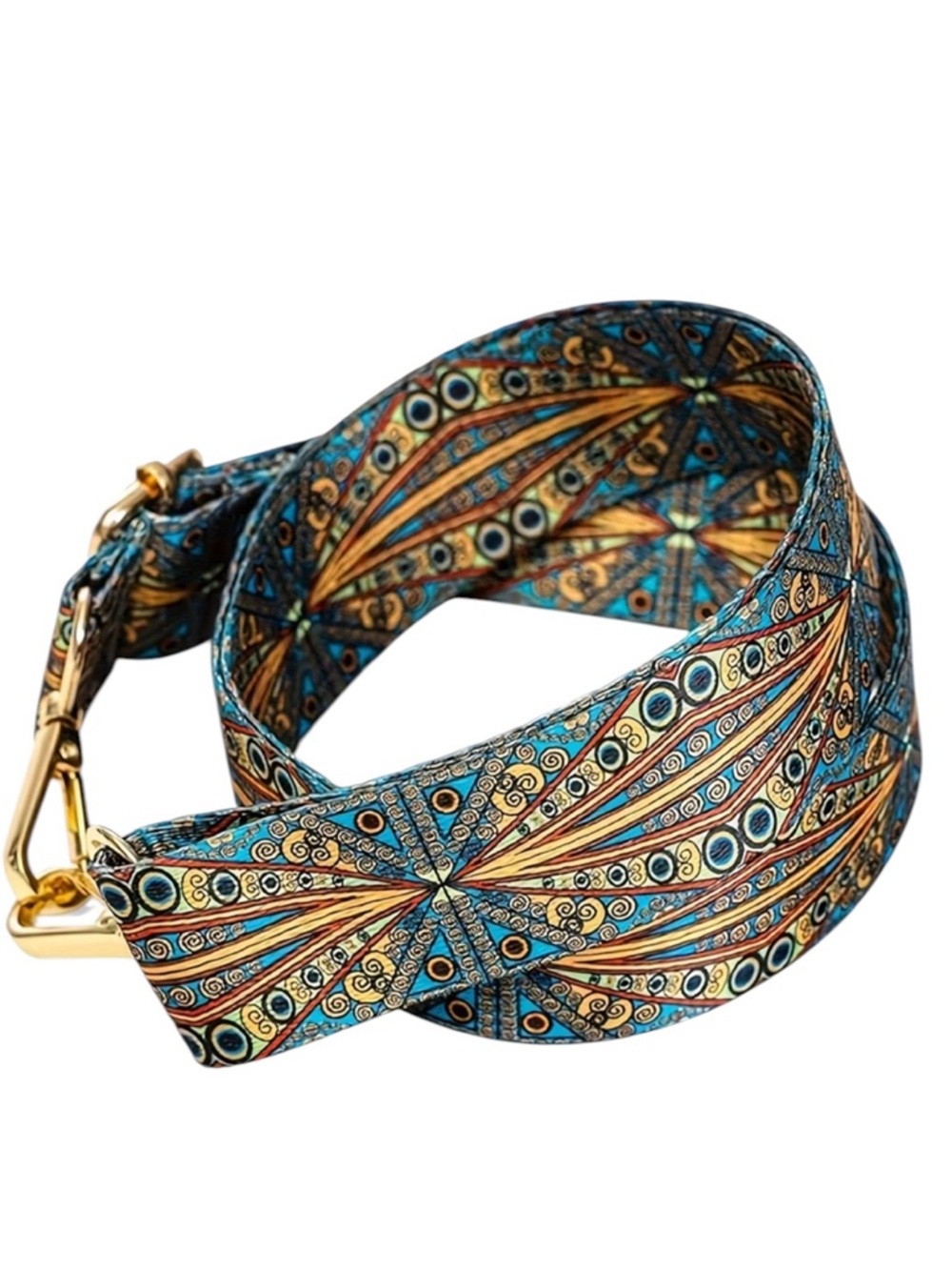 Boho Colorful Patterned Adjustable Length Bag Strap - Picture 3 of 5